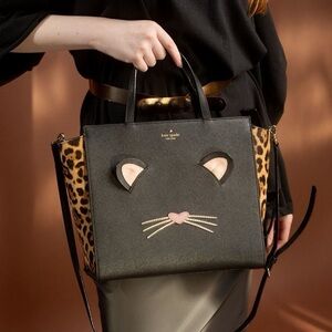 Kate Spade Hayden Leopard “Run Wild” Tote